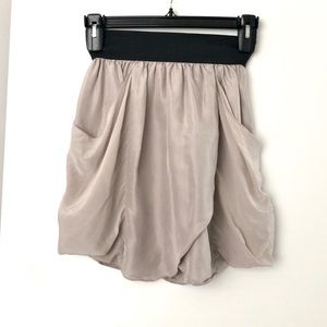 WILFRED ARITZIA TULIP SILK SKIRT